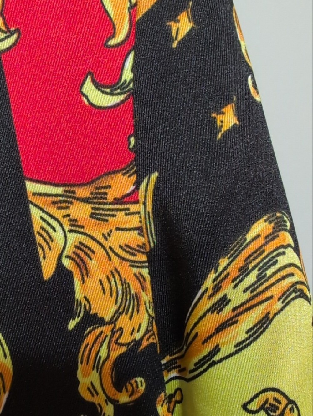 Multicolor Baroque-Print Blazer with Notch Lapel - Picture 4 of 13